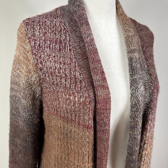 Chico’s Multi-Color Knit Cardigan Sweater Size M - Picture 6 of 6